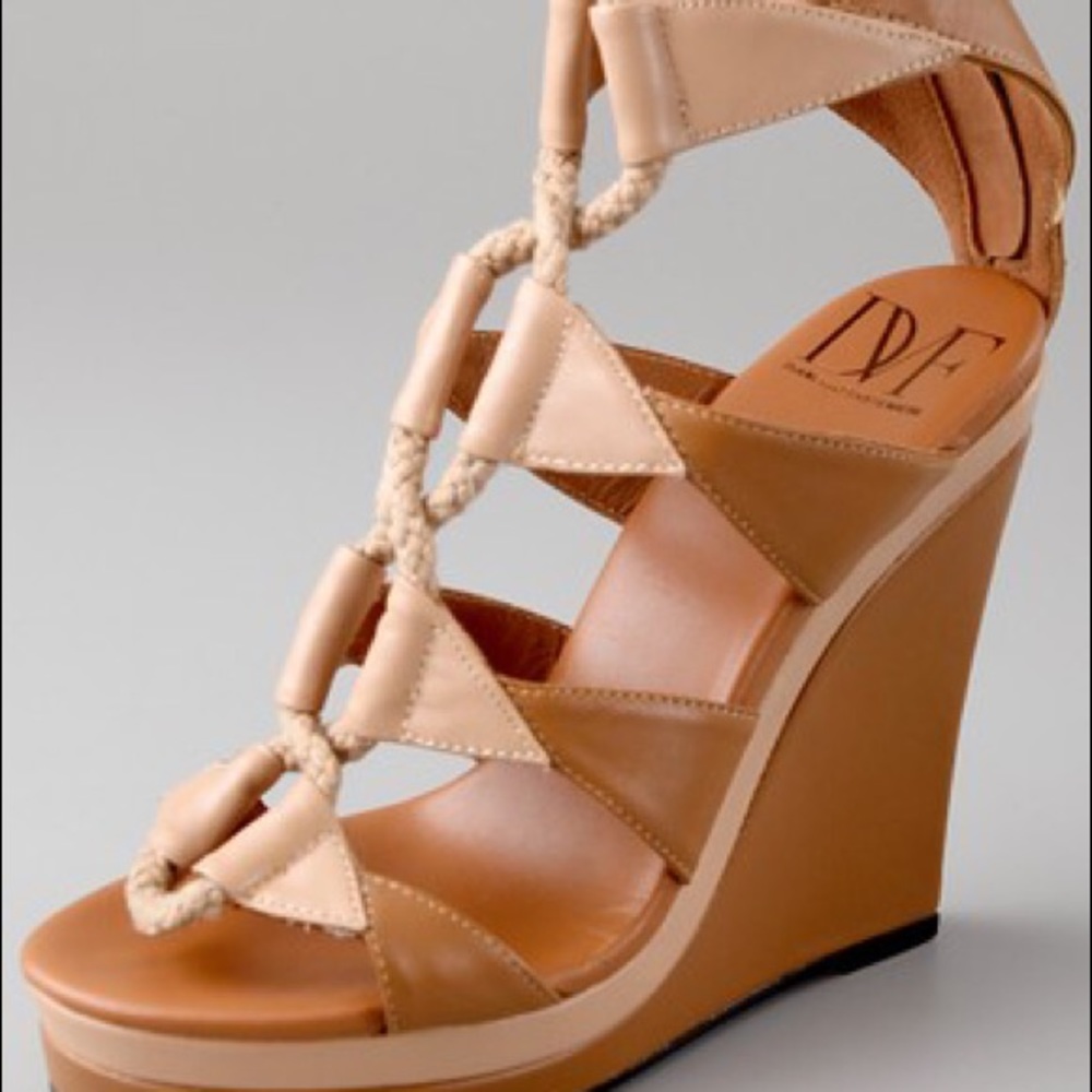 Diane von Furstenberg Theia Platform Wedge Sandal
